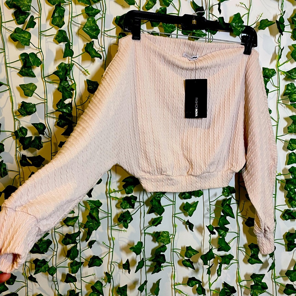 TWO PIECE SET off the shoulder top and mini skirt